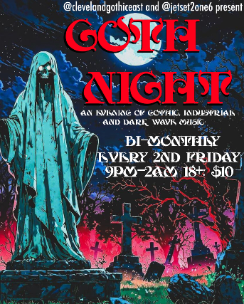 image of GOTH NIGHT: A Night of Gothic, Industrial, Dark Wave Music, & Aggrotech image of GOTH NIGHT: A Night of Gothic, Industrial, Dark Wave Music, & Aggrotech