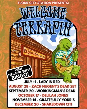 Image of SHAKEDOWN CITI - TERRAPIN QUEST BINGO NIGHT - Flour City Station Image of SHAKEDOWN CITI - TERRAPIN QUEST BINGO NIGHT - Flour City Station