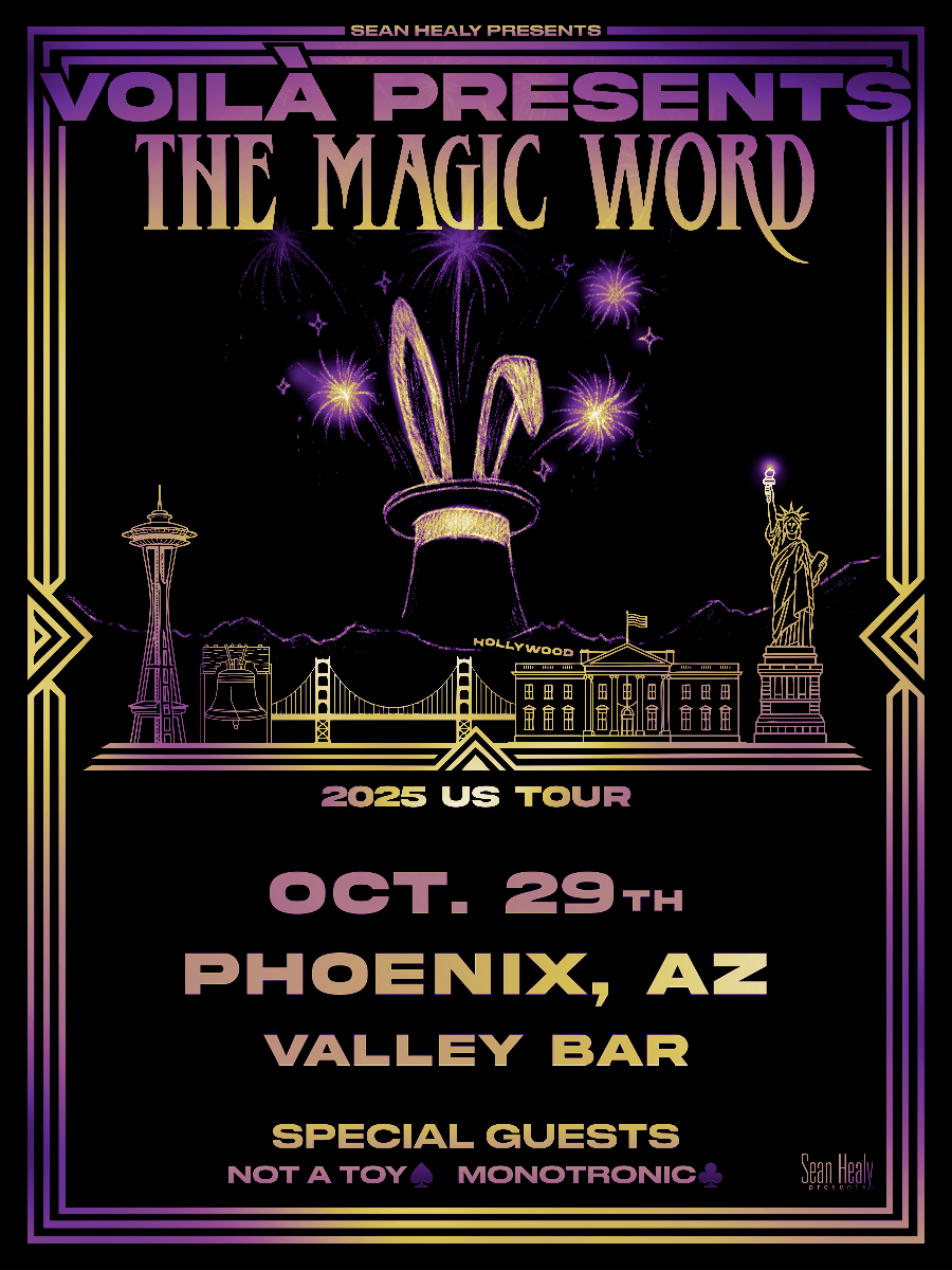VOILÀ PRESENTS “THE MAGIC WORD TOUR”