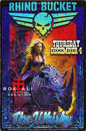 Image of Rhino Bucket, Philthy Rych, Rok Ali and The Addiction, Made N America, Bittadreama Image of Rhino Bucket, Philthy Rych, Rok Ali and The Addiction, Made N America, Bittadreama