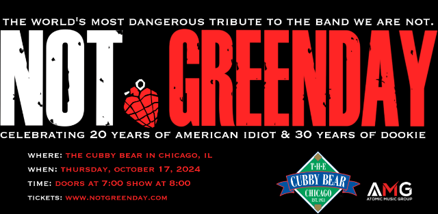 NOT.GREENDAY w/ Whatsername at Cubby Bear in Chicago at Cubby Bear – Chicago, IL