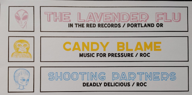 The Lavender Flu / Candy Blame / Shooting Partners