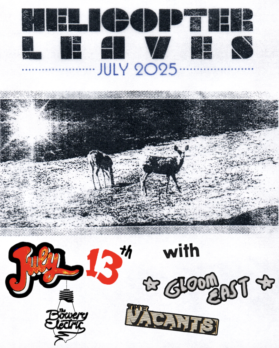 Helicopter Leaves • The Vacants • Gloom East