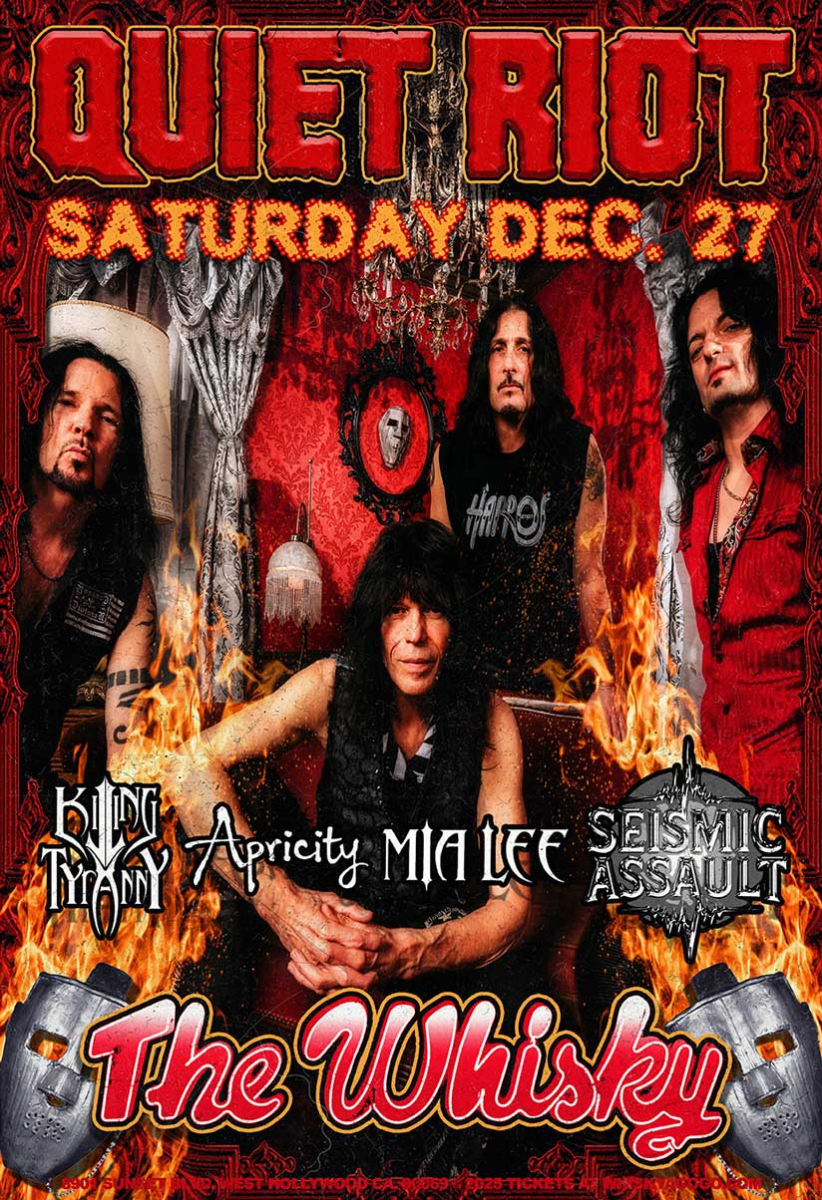 Quiet Riot, Killing Tyranny, Member, Apricity, Mia Lee, Par 5, Seismic Assault