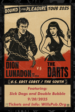 Dion Lunadon and The Chain, The Darts, Sick Dogs, and Double Bubble 