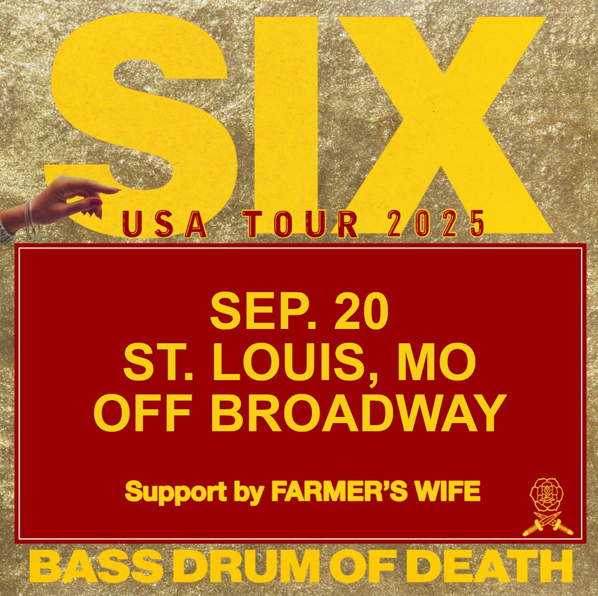 Bass Drum of Death: Six USA Tour 2025
