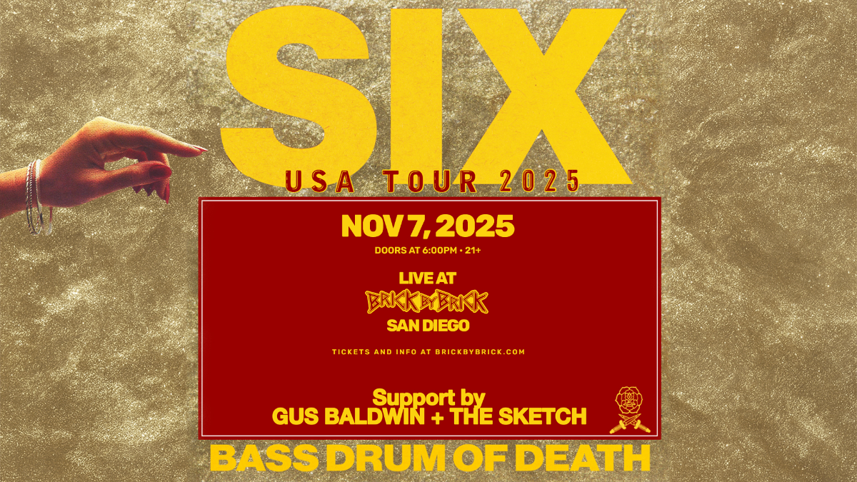 Bass Drum of Death: Six US Tour 2025 with special guests at Brick by Br...
