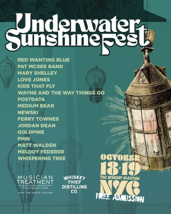 Underwater Sunshine Fest: Pat McGee Band, Red Wanting Blue, Mary Shelley and more at The Bowery Electric – New York, NY