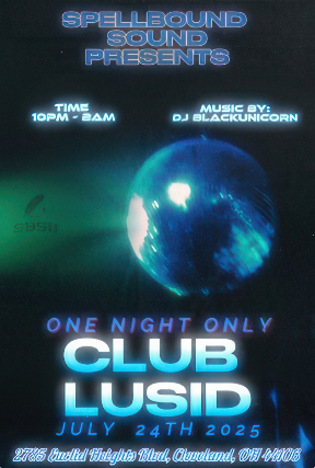CLUB LUSID: ONE NIGHT ONLY at B Side Lounge – Cleveland Heights, OH