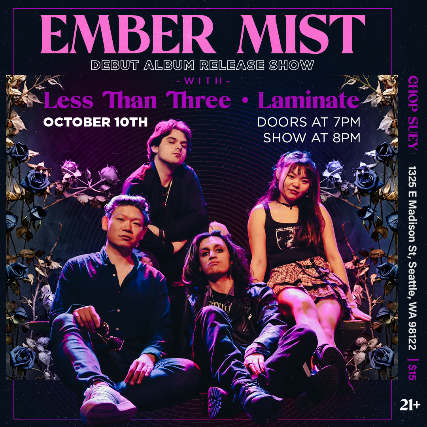 Ember Mist “Not For Love” Album Release Party at Chop Suey – Seattle, WA