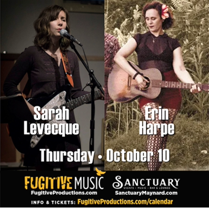 Sarah Levecque Band, Erin Harpe at Sanctuary (Maynard, MA) – Maynard, MA