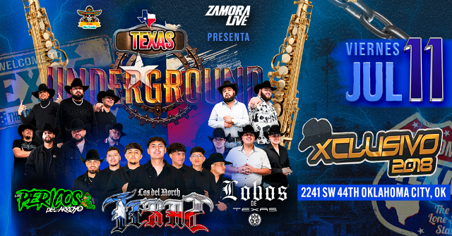 Los del North Texas, Los Pericos del Arroyo y Lobos de Texas: Texas Underground en Oklahoma City