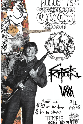 O.C.O.D. (Occultivators of Doom) w/ Sick Ritual, Vibes, Vain at The Starlite Room – Temple – Edmonton, Canada