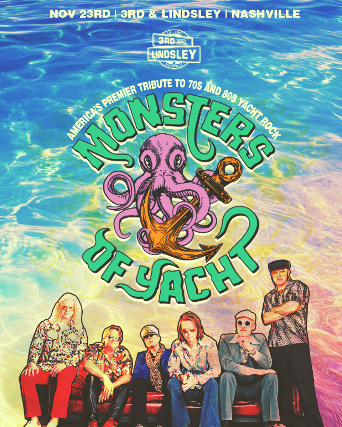 Monsters of Yacht – America’s Premier Tribute to 70s and 80s Yacht Rock at 3rd and Lindsley – Nashville, TN