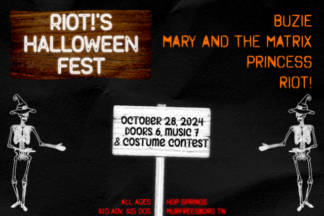 Riot!’s Halloween Fest at Hop Springs – Murfreesboro, TN