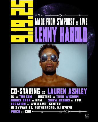 Lenny Harold at the Black Box in the Williams Center 