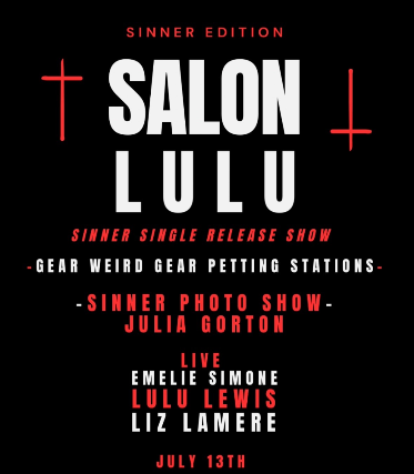 Salon Lulu | Sinner Single Release Show w/ Emelie Simone, Lulu Lewis and Liz Lamere 