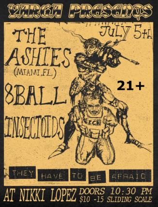 The Ashies(FL), Insectoids, 8 Ball