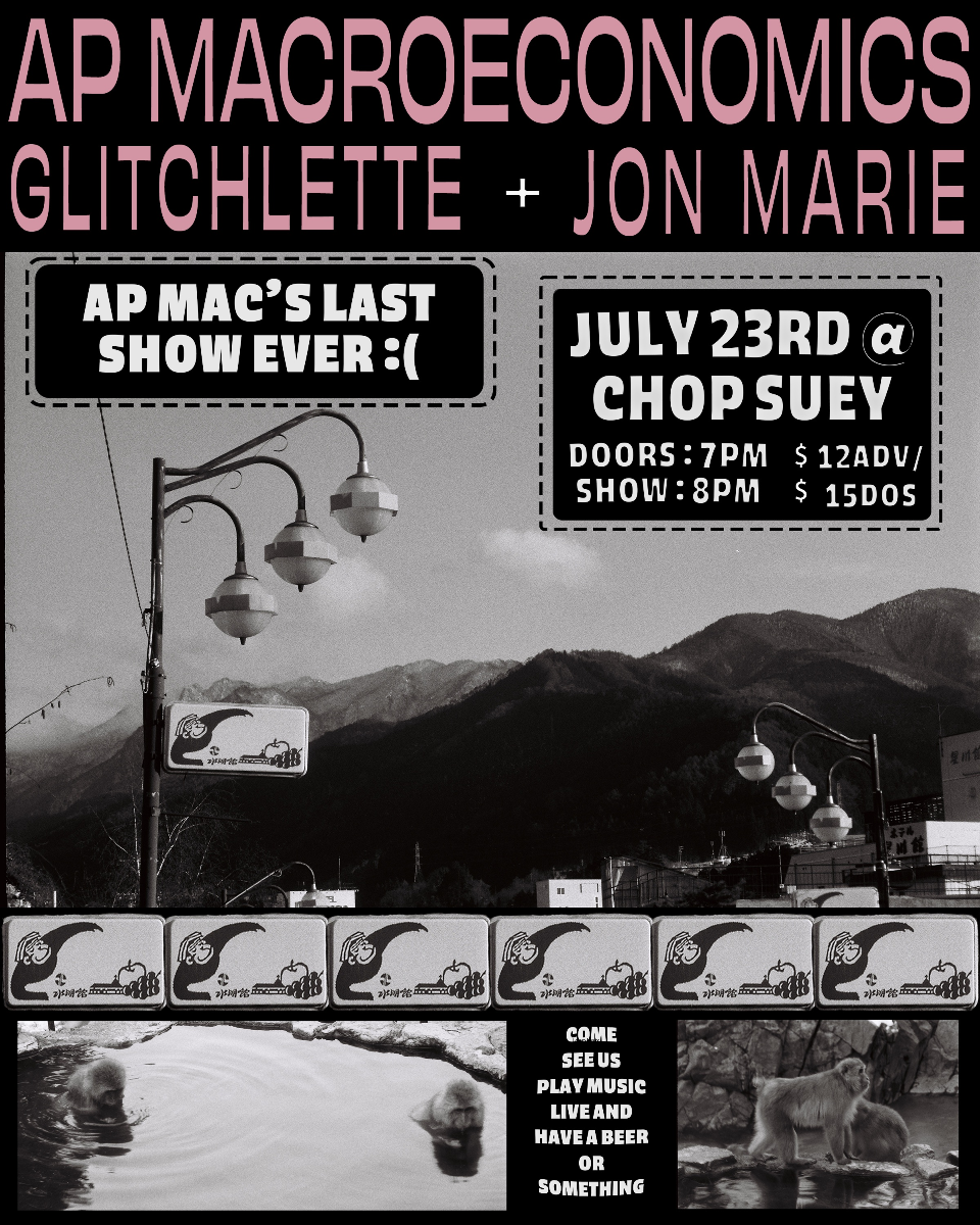 Event Image - AP Macroeconomics, Glitchlette, Dog Pact