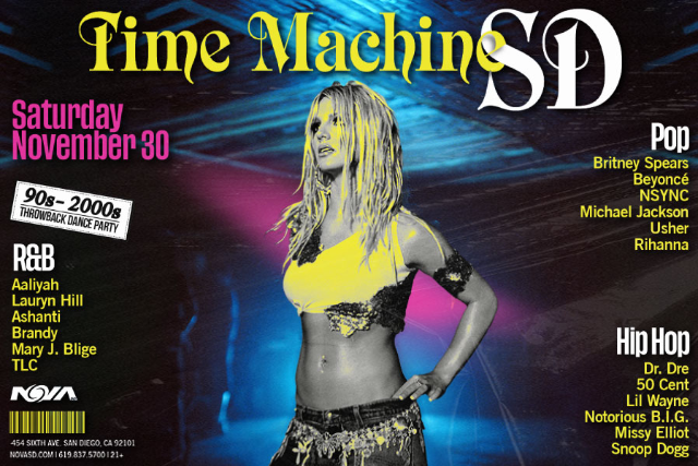 Time Machine: 90s-2000s Dance Party at Nova SD – San Diego, CA