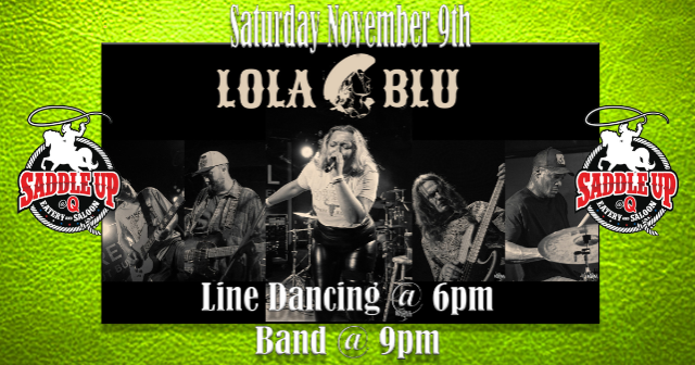 Lola Blue Band Live at Saddle Up @ Q at Saddle Up At Q – Aurora, IL