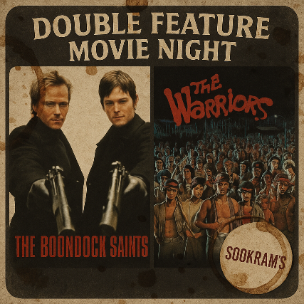 Sookram’s Double Feature Night – Boondock Saints & The Warriors at The Park Theatre – Winnipeg, Canada