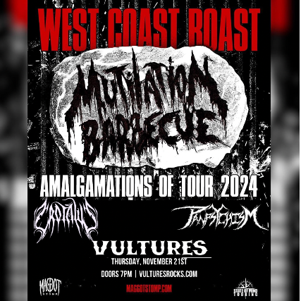 Mutilation Barbeque, Panpsychism, Crotalus at Vultures – Colorado Springs, CO