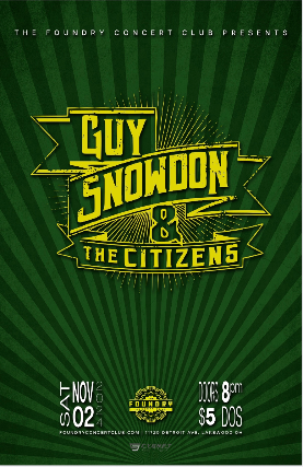 GUY SNOWDON & THE CITIZENS at The Foundry – Lakewood, OH