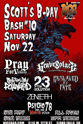 Scotts Bday Bash at BIGS Sports Bar – Sioux Falls, SD