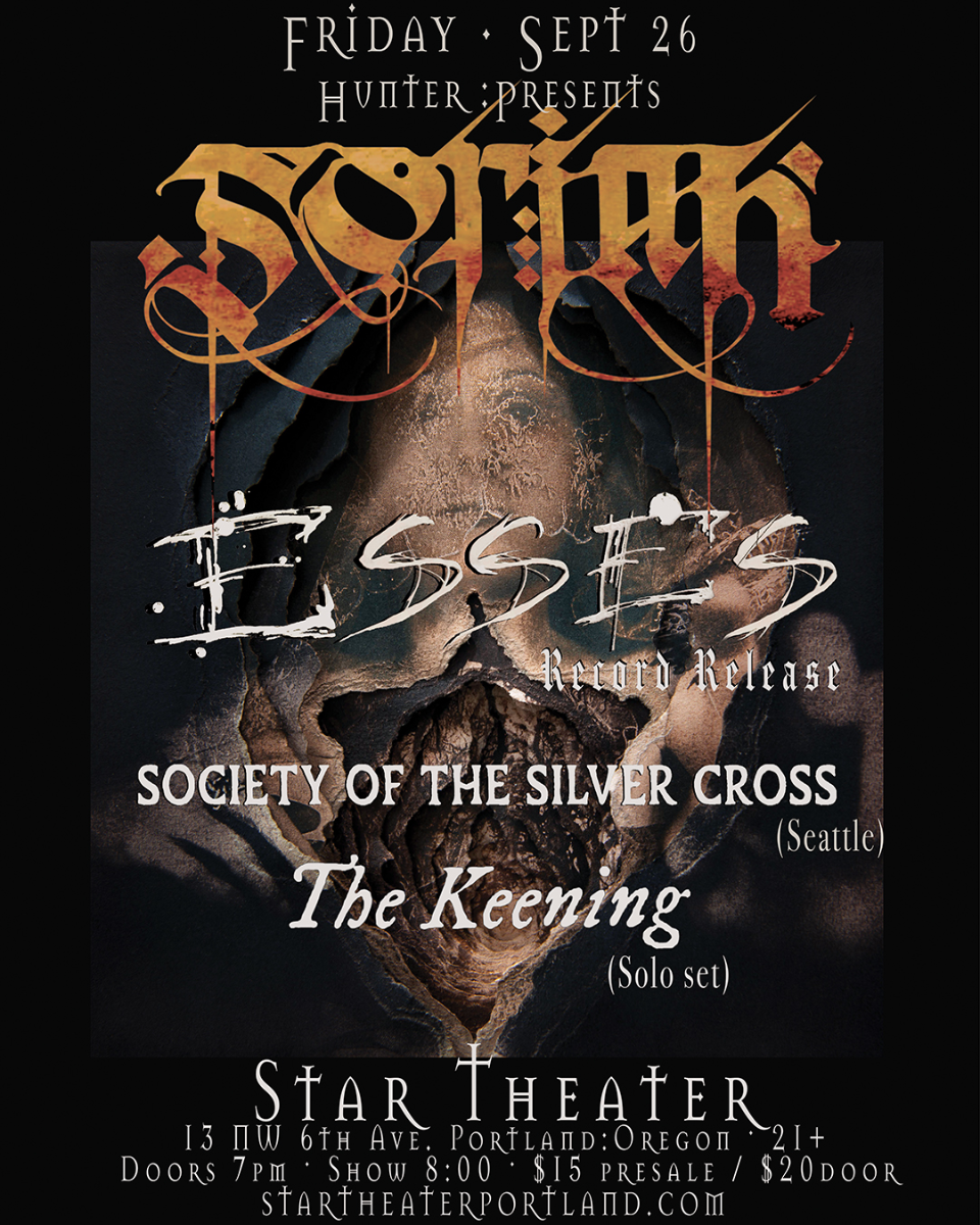 SORIAH with Esses, Society of the Silver Cross and The Keen...