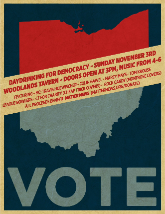 Day Drinking for Democracy with The League Bowlers & more at Woodlands Tavern at Woodlands Tavern – Columbus, OH