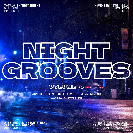 Night Grooves Volume 4 at B Side Lounge – Cleveland Heights, OH