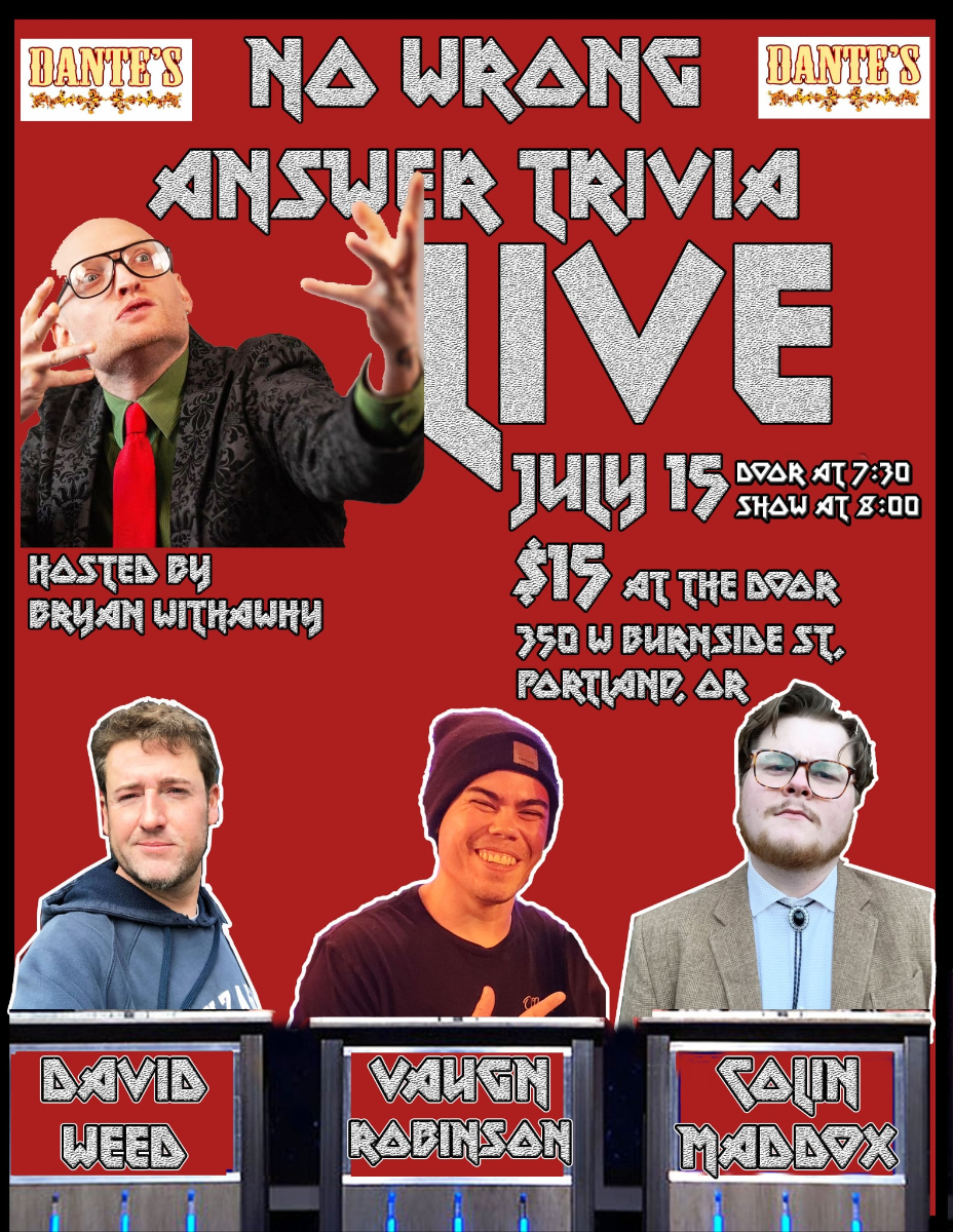 NO WRONG ANSWER TRIVIA LIVE! - 15/07/25