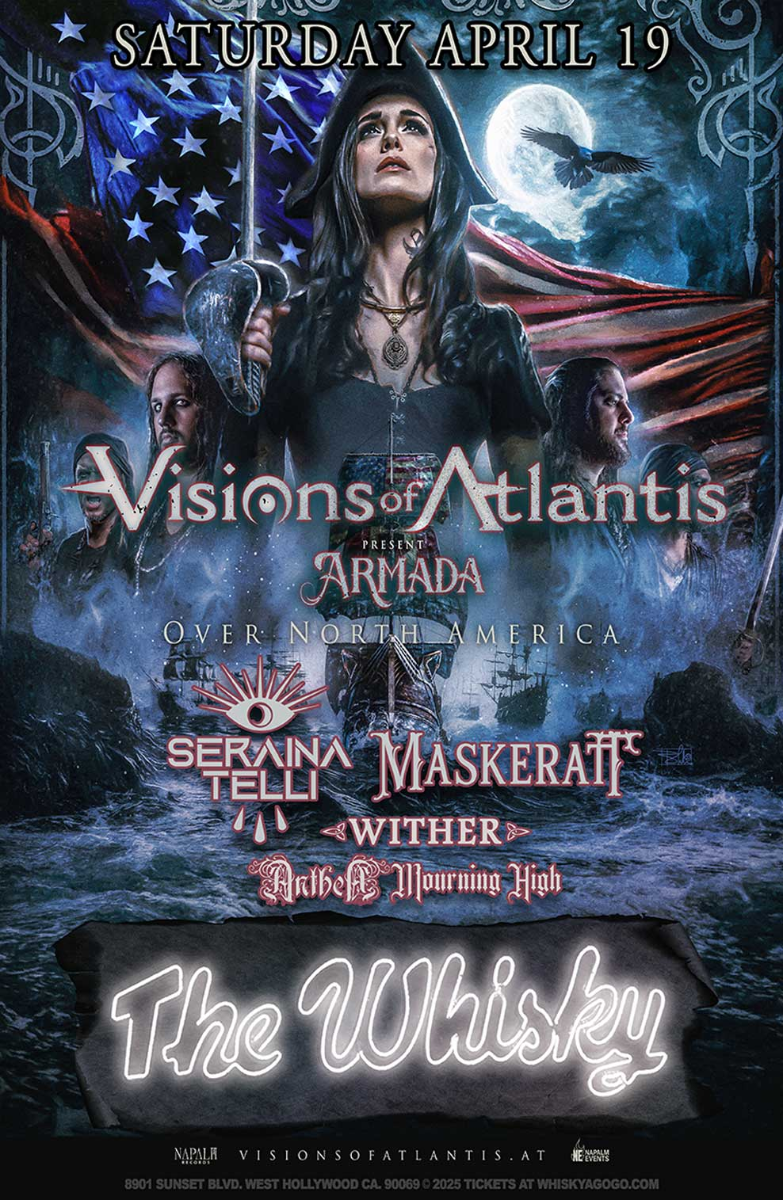 Visions of Atlantis, Seraina Telli, Maskeratt, Wither, Anthea, Mourning High