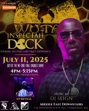 Meet & Greet with the Wu-Tang Clan’s Inspectah Deck