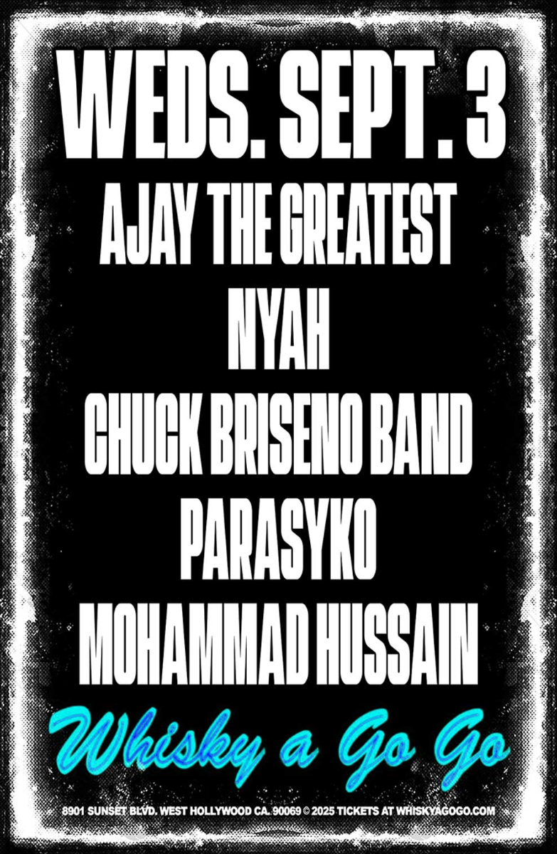 Ajay the Greatest , Nyah, Chuck Briseno band, Parasyko, Mohammad Hussain