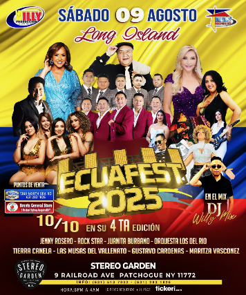 ECUAFEST at Stereo Garden – Patchogue, NY