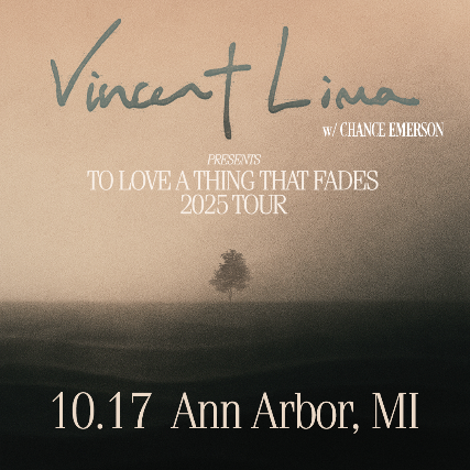 Vincent Lima - To Love A Thing That Fades 2025 Tour