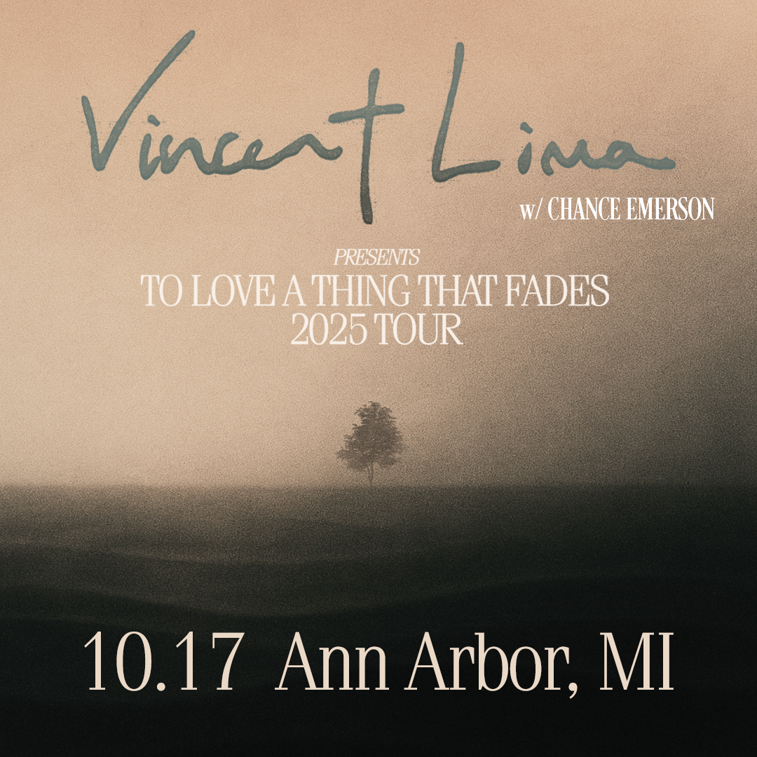 Vincent Lima - To Love A Thing That Fades 2025 Tour
