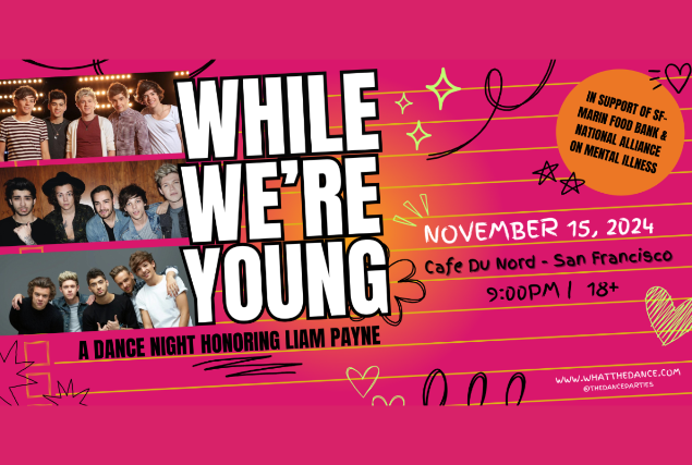 WHILE WE’RE YOUNG: A ONE DIRECTION DANCE NIGHT at Cafe Du Nord – San Francisco, CA