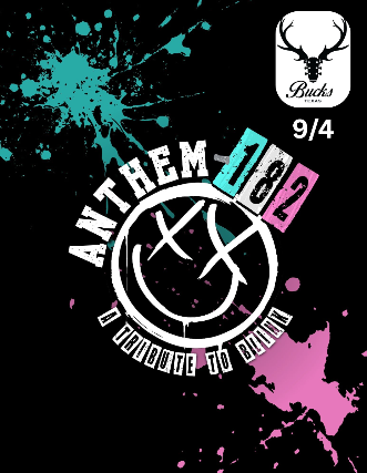 Anthem 182 – Blink 182 Tribute Band at Buck’s Backyard (Indoor) – Buda, TX