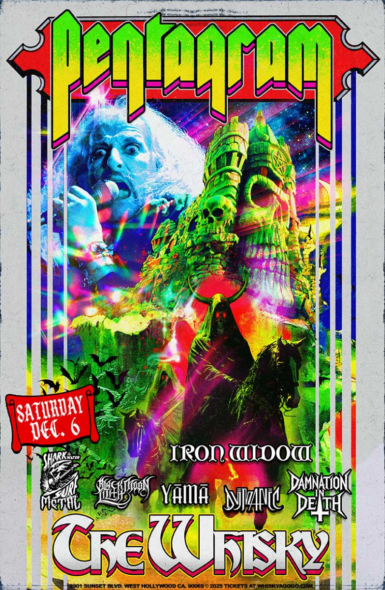 Pentagram , Iron Widow, Damnation in Death, Shark in the Water, Yama, Black Moon Lilith, Dymanic, Womb