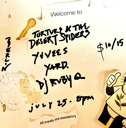 Torture and the Desert Spiders ? yuvees ? YARD