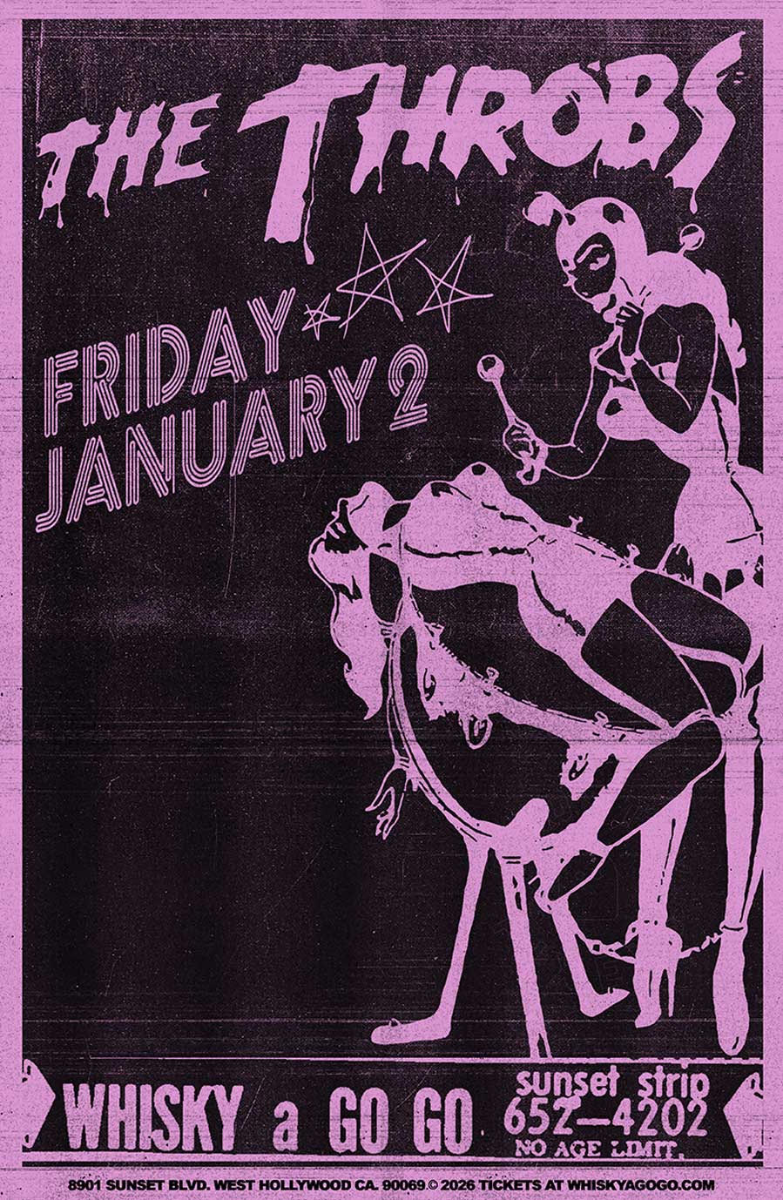 The Throbs, MOTORCYCLE BOY, Crymwav, Philthy Rych