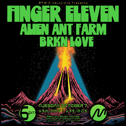 Finger Eleven + Alien Ant Farm at The Mercury Music Lounge – Lakewood, OH