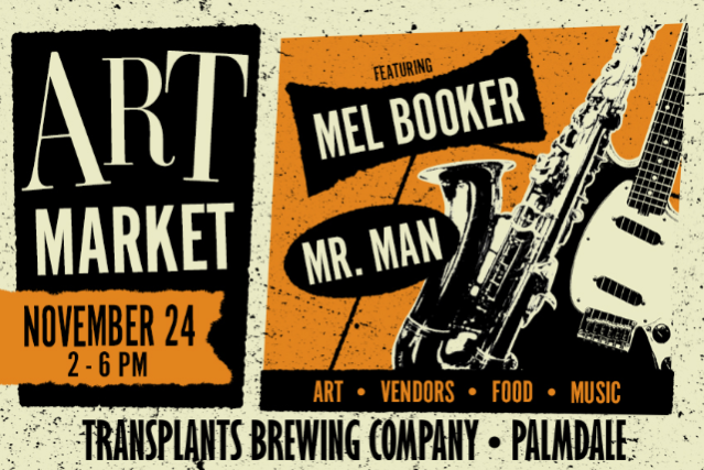 Art Market and FREE SHOW with Vendors, Food & Live Jazz Music at Transplants Brewing Company – Palmdale, CA