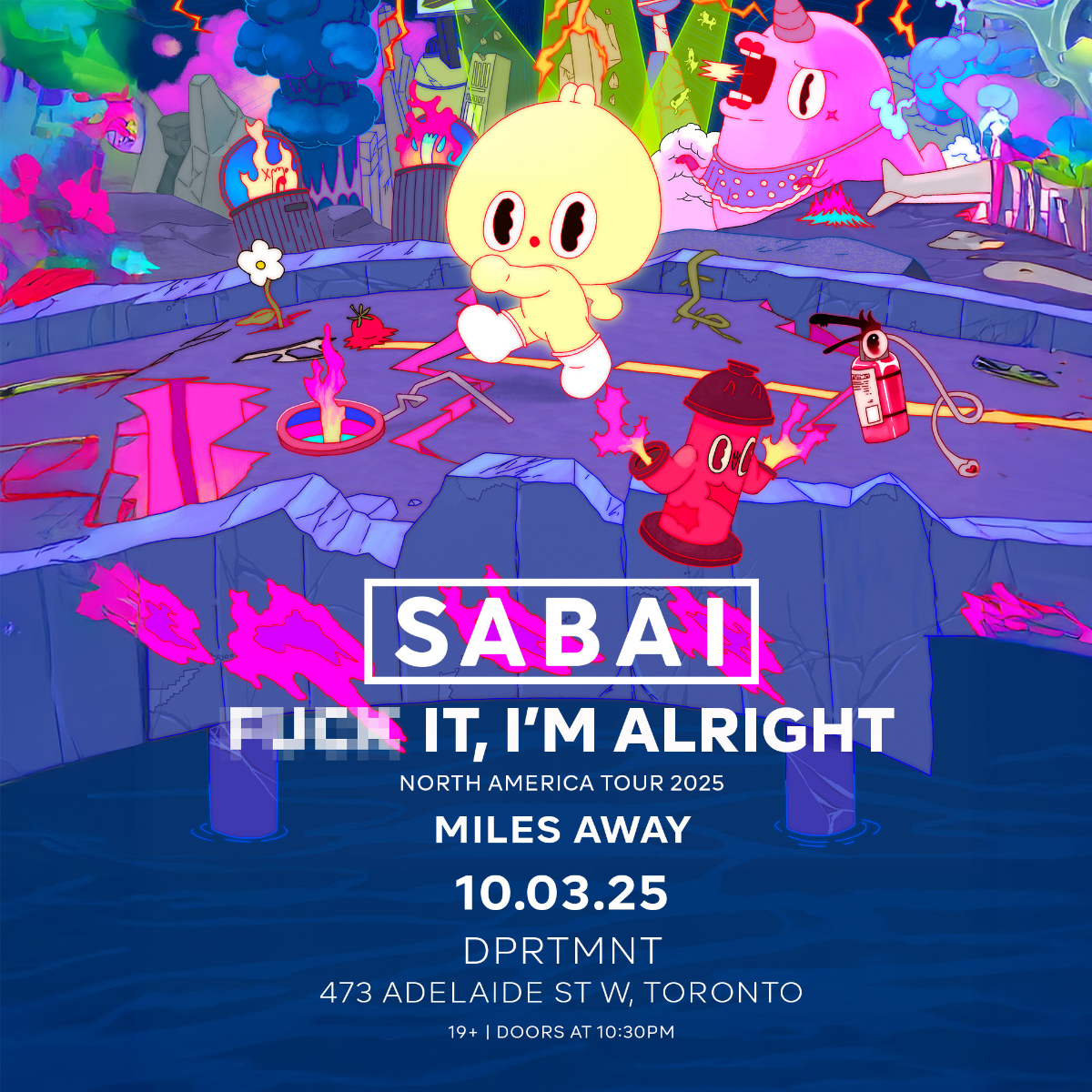 SABAI - I'M ALRIGHT TOUR