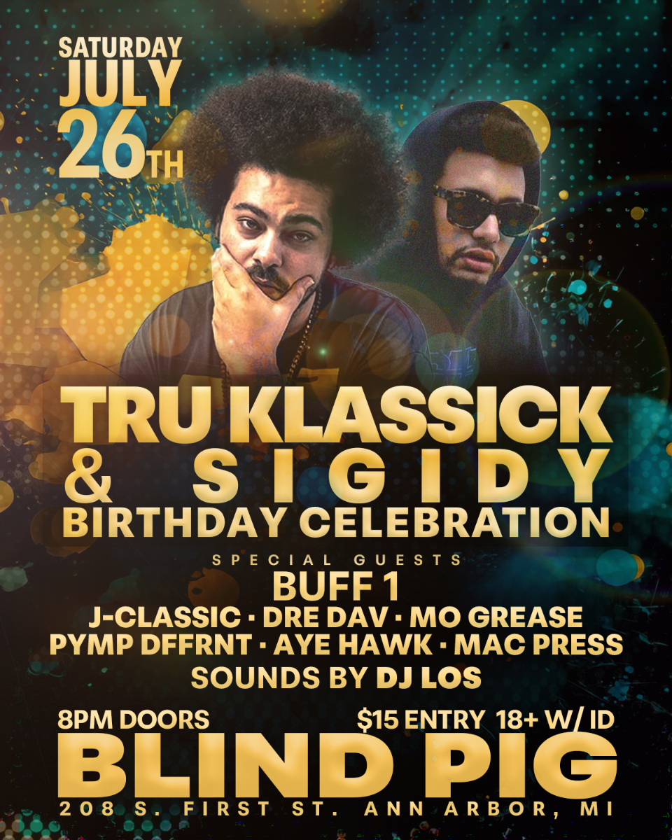 TRU KLASSICK & SIGIDY Birthday Celebration, Buff 1, J-Classic, Dre Dav, Mo Grease, Pymp Dffrnt, Aye Hawk, Mac Press, DJ Los - 26/07/25