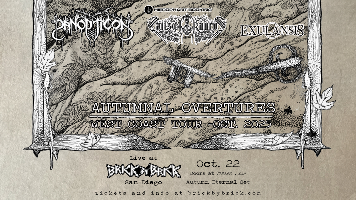 Panopticon with special guests at Brick by Brick