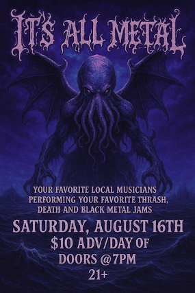 It's All Metal: Celebrating The Best of Thrash, Death and Black at Brick by Brick 